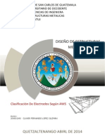 Clasificacion de Electrodos Segun AWS