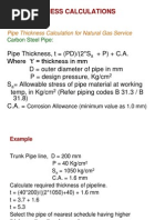 1.0 7a - Pipe Thickness