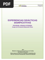 Experiencias Didacticas Significativas Ed. Fisica