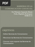 Barreras en La Comunicacion Gerencial II