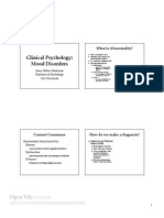 Clinical Psychology: Mood Disorders: What Is Abnormality?