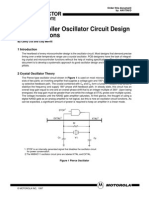 Microcontroller Oscillator Circuit Design PDF