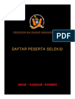 Daftar Peserta Seleksi