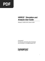 Hspice Simulation Manual