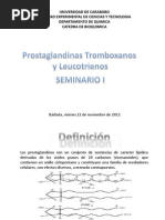 Prostaglandinas y Leucotrienos