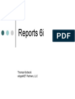 Oracle Reports 6i Press - Release