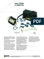 Ground Resistance Tester Model 3620 & 3620 Kit: Technical Assistance (800) 343-1391 1 of 6