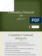 Cosmética Natural, Qué Es