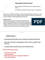 IWSD 2012-M4 - 4 Design Against Brittle Fracture