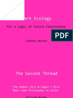 Dark Ecology: For A Logic of Future Coexistence (Wellek Lecture 2)