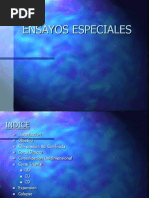 Ensayos Especiales