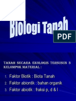 Biologi Tanah