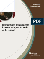 Saneamiento de La Propiedad Inmueble