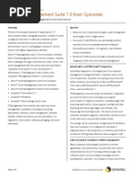 Symantec Altiris IT Management Suite Data Sheet