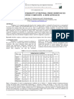 Evaluation of Durability of Natural Fibre Reinforced Cement Mortar Composite - A New Approach