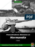 Francotiradores Alemanes en Normandia 1944