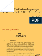 Permasalahan Dan Hambatan Pengembangan Irigasi Lahan Kering Serta