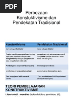 Perbezaan Konstruktivism & Pendekatan Tradisional