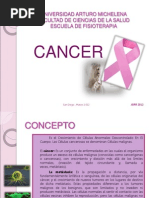 Presentacion Cancer y Cancer de Mama