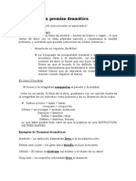 Dramaturgia 2 Ejemplos de Premisas e Ideas