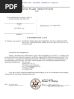 Tesla Lawsuit Summons