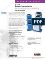 Rochester Analog Transducer Data Sheet