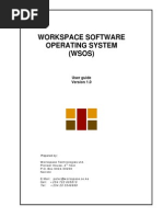 Workspace Software Operating System (WSOS) : User Guide