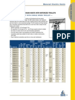 Monorail Electric Hoists