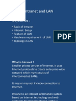 Intranet and LAN: Objectives