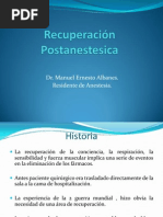 Recuperacion Postanestesica