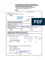 Ficha Ambiental Pozo XXX