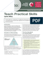 How To Teach Practical Skills