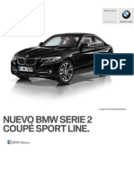 Ficha Tecnica BMW 220ia Coupe Sport Line Automatico 2015