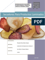 Secadores para Productos Laminares