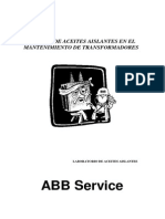 Analisis de Aceite Mantenimiento de Transformadores