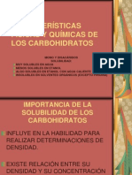 Caracteristicas Fisicas y Quimicas Carbohidratos Blanco y Negro