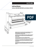 Rebuilding Instructions: For Konica Minolta Bizhub 223/283/363/423 and Bizhub 36/42 DR411 Drum Unit