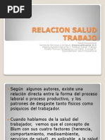 Relacion Salud Trabajo