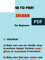 Basics To Islamic Prayer