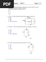 Electronic Applications Test 7 Page 1 / 17 1.: A. 6 B. 2 C. 4 D. 5 E. 8