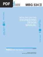 Engineering Design Manual: Metal BAR Grating