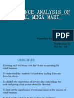 Performance Analysis of Vishal Mega Mart