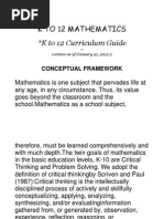 Math Curriculum