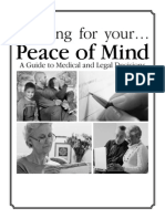 Planning For Your Peace of Mind A Guide To Medical and Legal Decisions