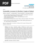 Sustainability: Sustainability Assessment of A Biorefinery Complex in Thailand