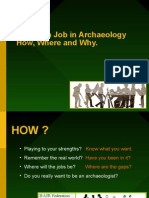 Getting A Job in Archaeology