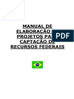 Manual de Elaboração para Captação de Recursos Federais