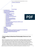 Counseling Center Understanding Dysfunctional Relationship Patterns in Your Family