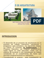 Taller de Arquitectura Metodologia de Diseño