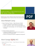 MVA Implementing A Data Warehouse With SQL Jump Start Mod 1 Final